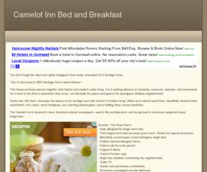 camelotinnvancouver.com: Camelot Inn Bed and Breakfast - Kitsilano - British Columbia, Canada
