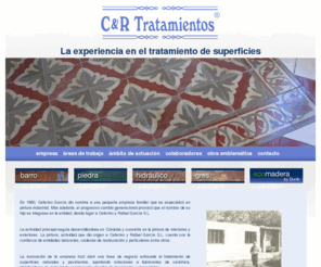 cyrtratamientos.com: empresa
C&R Tratamientos  :: Especialista en Tratamiento de Pavimentos y Superficies Naturales