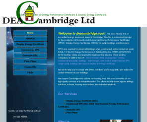 deacambridge.com: Cambridge home & commercial EPC and  public DEC
A professional firm offers domestic and commercial EPC, public DEC service, and floor plans at a competitive price. We support Cambridgeshire and the surrounding area.