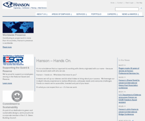 hanson-inc.com: Hanson Professional Services Inc. - Engineering, Architecture, Planning and Allied Services
Hanson Professional Services Inc. (Hanson) is a national, employee-owned consulting firm providing engineering, architecture, planning and allied services. Hanson — Hands On.  It's how we work.