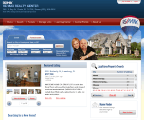 lakecountysold.com: RE/MAX REALTY CENTER Has Florida Homes Listed Online
Florida homes for sale from experienced real estate agents at RE/MAX REALTY CENTER