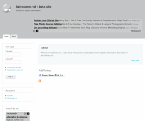 latinscene.net: latinscene.net / beta site | Powered by Digital Aztlan Studios
