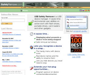 safelyremove.com: Safely Remove Hardware in one click! USB, SATA, Firewire. Keyboard shortcuts for stopping, clear device names, remove a device from the icon
Safely Remove Hardware iPod, Digital camera, USB Flash Drive