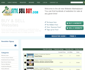 sitesellbuy.com: Buy and Sell Websites & Domains
SiteSellBuy.com is a marketplace which allows users to buy, sell and trade both established and new websites and domain names.