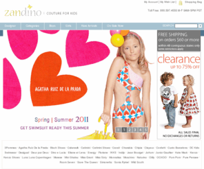 zandino.com: Zandino.com - European clothing for trendy kids. Catimini, Oilily, IKKS, Jottum, Jean Bourget and more
Zandino.com offers great selection of European children's clothing