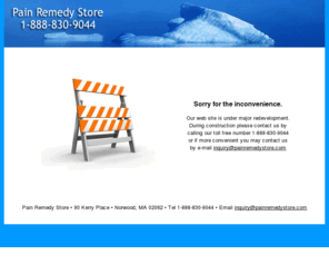 painremedystore.com: Pain Remedy Store, cold laser therapy - low-level laser device classified by the FDA "For Adjunctive Use in Pain Therapy".
Pain Store Remedy offers Discount prices on Chiropractic, Physical Therapy, Athletic Training equipment and supplies; such as Low Level Laser, Tables, Ultrasound, Muscle Stimulator, Bio-freeze and Nutritional Supplements.