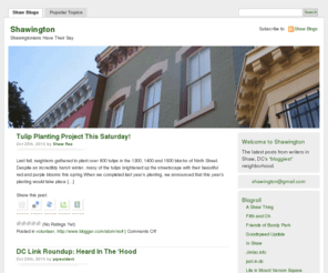 shawington.com: Shawington
Keep up with all the Shaw DC blogs from one spot