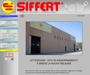 siffert.com: Siffert - Produzione pastiglie e ganasce freno
Siffert - Produzione pastiglie e ganasce freno