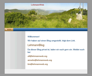 lehmannweb.org: Home - Meine Homepage
Meine Homepage