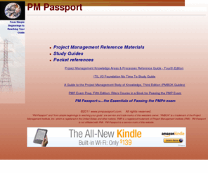 pmpassport.com: PMP Practice Tests, Preparation Classes, and Study Guides
Interactive exams, thousands of questions with explanations, study guides, pocket references