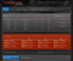 premium-dota.com: Premium DotA Community
Premium DotA Community! The best battle.net league in the world!
