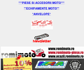 romimoto.eu: Echipamente piese accesorii moto RoMiMoto
Echipamente moto, piese moto, anvelope moto, accesorii moto, articole Louis