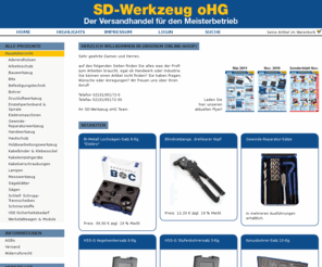 sd-werkzeug.net: SD Werkzeug oHG - Onlineshop
HSS Bohrer kaufen bei SD-Werkzeugversand oHG. Ihr Versand für Betonbohrer, Metallbohrer, Bohrersätze, Steinbohrer, Gewindebohrer und vieles mehr.