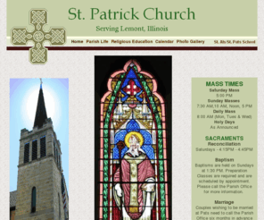 stpatricklemont.org: Home
St. Patrick Church serving the Roman Catholic community of Lemont Illinois