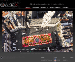 altapix.com: Photo aérienne - Altapix.
Photos aériennes, dans les domaines de l'immobilier, de la presse, du suivi de chantier ou de vos images corporate.