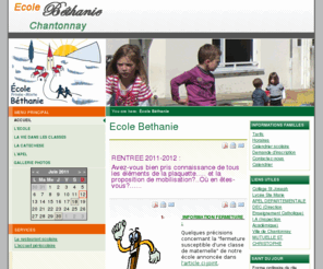 bethanie-chantonnay.com: Ecole Bethanie
Joomla! - le portail dynamique et système de gestion de contenu