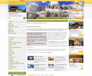 dolomitesinfo.com: ▷ 
	Dolomites - Holiday and Hotel in the Dolomites
 Welcome to the Dolomites. Here you can find all the information about holiday's area in the Dolomites in Italy 