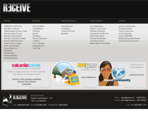 receive.nl: RECEIVE Media : Design & Technology
RECEIVE media voor al uw webdesign projecten, Joomla CMS, viral games en flash projecten PHP