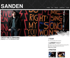 sandenmusic.com: Sanden | Official Site
Official website for Sanden featuring exclusive news, music, tour dates and more.