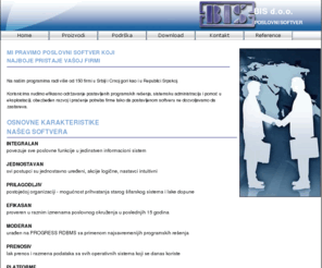 bis-bg.com: ::: BIS software :::
Izrada softvera po zelji korisnika, softver za knjigovostvo, telefonski saobraaj, poliklinike... Baza podataka PROGRESS RDBMS ...