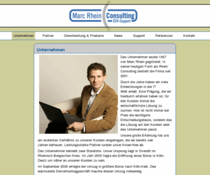 rhein-consulting.de: Marc Rhein Consulting GmbH /  Unternehmen  /        
Rhein-Consulting