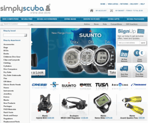 scubashop.co.uk: Scuba Diving Equipment | Simply Scuba
Scuba diving equipment from Simply Scuba UK online dive shop, voted dive retailer of the year. Lowest price guarantee for all dive equipment, delivered next day in UK and worldwide delivery.