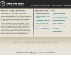 sparetimeclubs.com: Spare Time Clubs - premier developer of private, multi-recreational fitness clubs  N. California
