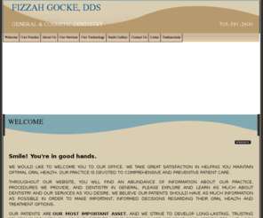 gockedds.com: Reston Dentist | Dentist Reston VA | McLean | Tysons Corner | Cosmetic Dentist
Looking for a Reston dentist? Dr. Fizzah Gocke provides dentistry to the following locations: McLean, Tysons Corner, Great Falls, Vienna, Herndon, Fairfax, Washington DC.  Reston dentist providing excellent dentistry including Cosmetic Dentist, Teeth Whitening, Veneers, Invisalign, endodontics in Reston, McLean, Tysons Corner, Great Falls, Vienna, Herndon, Fairfax, Washington DC, Virginia.