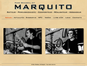 marquito-marco.com: Marc Benabou, dit Marquito
Site officiel de Marco Benabou, dit Marquito, 