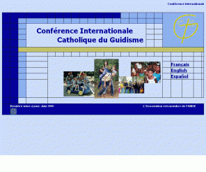 cicg-iccg.org: Accueil
Site officiel de la Conférence Internationale Catholique du 
Guidisme,CICG-ICCG,présente,en 3 langues, sa charte,lettres,méditations,documents 
pédagogiques,photos,activités,membres