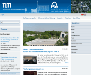 frm2.org: FRM II: Forschungs-Neutronenquelle Heinz Maier-Leibnitz (FRM II)
Die Forschungsneutronenquelle Heinz Maier-Leibnitz in Garching bei München ist der leistungsstärkste deutsche Forschungsreaktor.