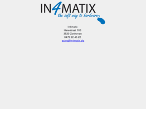 in4matix.biz: ..:: in4matix ::..
In4matix voor al je informatica problemen groot en klein