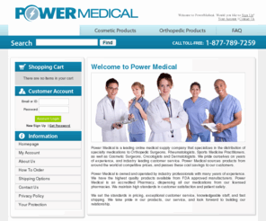 powermedical.org: Power Medical Medical Supply Company|  Specialty Meds from America Online Drugs| Prescription & Non Prescription Medication
Power Medical is a leading online medical supply company that specializes in the distribution of specialty medications. You can't beat our affordable prices!