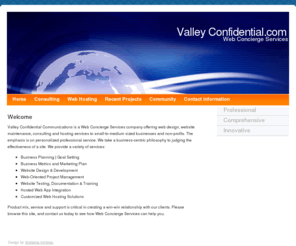 valleyconfidential.com: VCC Web Concierge Services - Home Page
interneto svetainių kūrimas