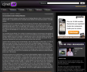 cnettv.fr: CnetTV.fr: Cliquez. Regardez. Vibrez !
CnetTV.fr: Quand la TV devient Net. Cliquez. Regardez. Vibrez !