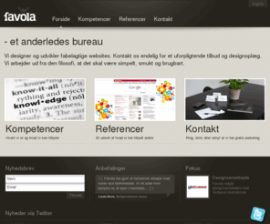 favola.dk: Favola - et anderledes bureau
Favola designer og udvikler fabelagtige websites.