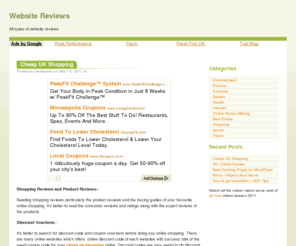 freshpeak.com: Web Site Reviews
All types of web site reviews