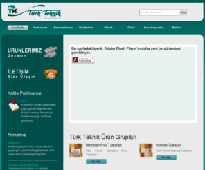 turkteknikahsap.com: Türk Teknik - Endüstriyel Kimya - Ahşap Kimya - Membran Pres Tutkalları - Hotmelt Tutkallar - Profil Kaplama Tutkalları - Solvent Bazli Özel Tutkallar - Ahşap İskelet Tutkalları - Adana
Türk Teknik Endüstriyel Kimya ve Ahşap Kimya mamülleri satış hizmeti vermektedir.