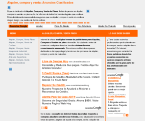 alquiler-compra-venta.com: Alquiler Compra Venta y Clasificados
Web dedicada al Alquiler Compra Venta de todo tipo de articulos e inmuebles