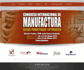 congresomanufactura.com: Congreso Internacional de Manufactura || Quality Training de México
Congreso Internacional de Manufactura