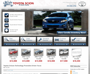 corollastlouis.com: Toyota Corolla St. Louis | Toyota Corolla Dealer St Louis MO
Toyota Corolla Dealer St Louis - Weiss Toyota Dealership in St. Louis, MO has a great selection of new and used Toyota Corolla Cars for those looking for Toyota Dealers