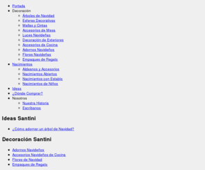 santininavidad.com: Bienvenido a Santini Christmas
La Navidad es la época perfecta para renovar los lazos de amor y amistad, por eso hace más de 30 años, un grupo de amigos, todos maestros escultores italianos, se inspiraron en la celebración más bonita de todos los tiempos y decidieron esculpir, una serie de pequeñas figuras navideñas que incluían pesebres, ángeles y santas para regalar...