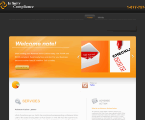 adverseactionletters.com: Adverse Action Letters
Adverse Action Letters sent by Infinity Compliance. Use us for all for your Adverse Action Notice needs. Send letters for only $1.35 each.