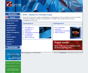 doffin.no: Doffin - Database for offentlige innkjøp
