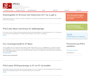 ipuls.se: IPULS - Ansökan SK-kurser hösten 2011
