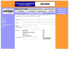 fairtwofair.com: Fair2Fair stellt sich vor
Messeagentur Messeplanung Messedesign Messearchitektur