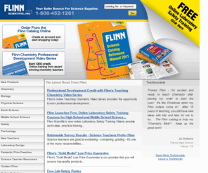 flinnsci.com: Flinn Scientific
Flinn Scientific is a fun and informative resource, providing proven and innovative ideas to help teachers and students succeed.