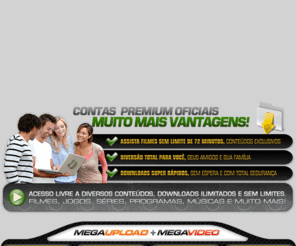 megavideopremium.biz: Contas Premium - Mega Video Premium
Contas Premium - MegaVideoPremium