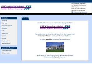 paulingenieure.de: Paul Ingenieure Hanau
PAUL Ingenieure. Das Büro ist tätig im allgemeinen Tiefbau. Die Leistungen: Planung und Bauleitung.