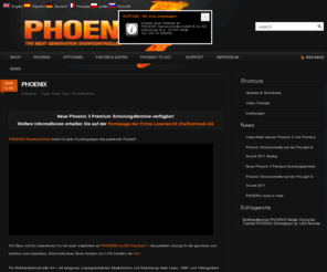 phoenix-showcontroler.com: laser » PHOENIX » Phoenix Lasersoftware und Showcontroller
PHOENIX